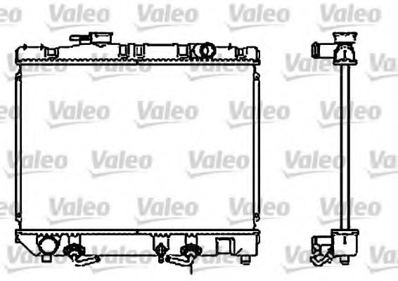 VALEO 731712 Radiator, engine cooling